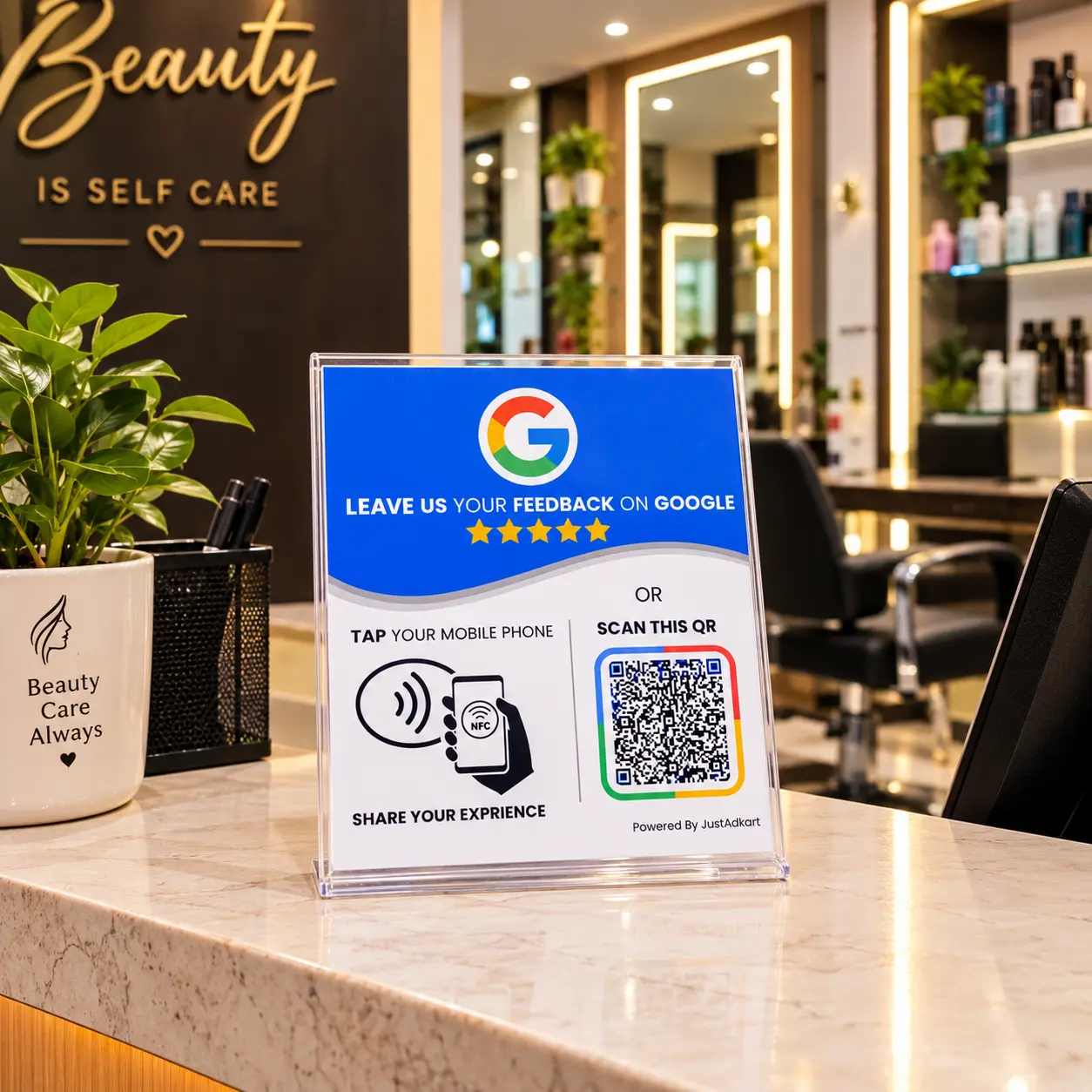 Google Review QR & NFC Feedback Card - Image 3